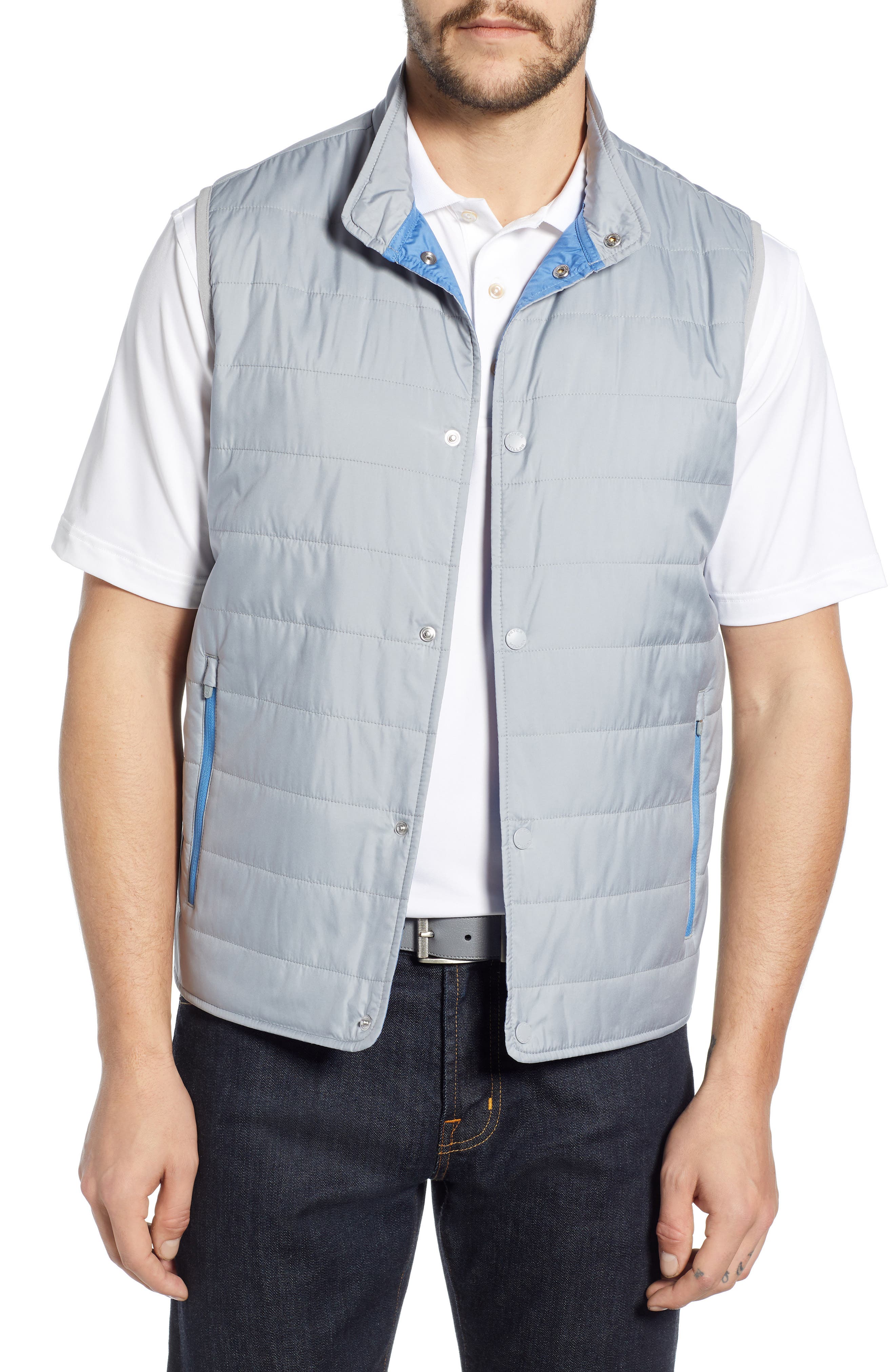 Peter Millar Hyperlight Vest, Grey