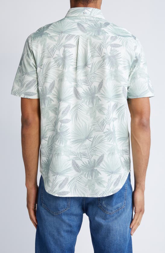 Shop Tommy Bahama San Lucio Fallen Fronds Short Sleeve Button-up Shirt In Paradise Green