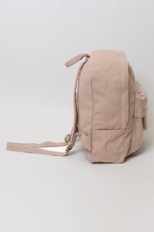 Shop Terra Thread Organic Cotton Mini Backpack In Sand Dune