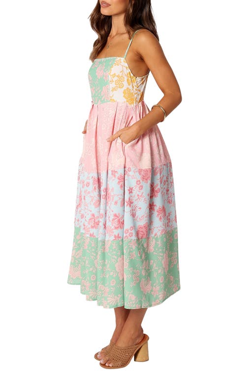 Petal And Pup Petal & Pup Shelby Mixed Floral Midi Sundress In Multi