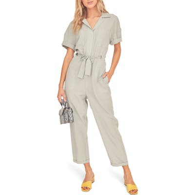 Astr The Label Miri Jumpsuit, Green