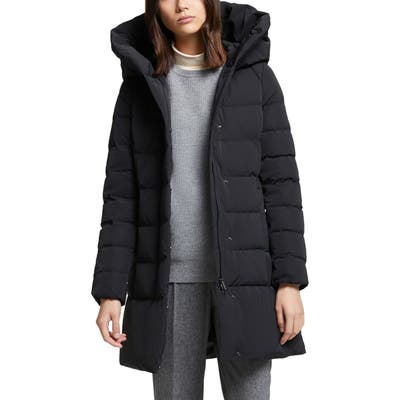 Woolrich Puffy Prescott 800 Fill Power Down Coat, Black