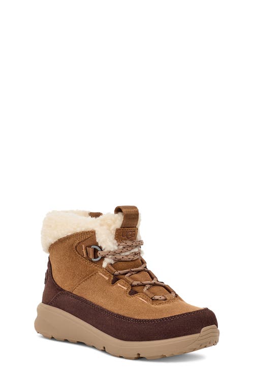 Shop Ugg(r) Kids' Terretrail Cozy Winter Boot In Chestnut