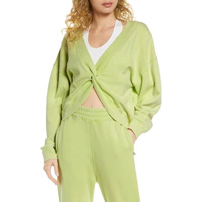 Free People Fp Movement Go For Gold Reversible Sweatshirt, Green