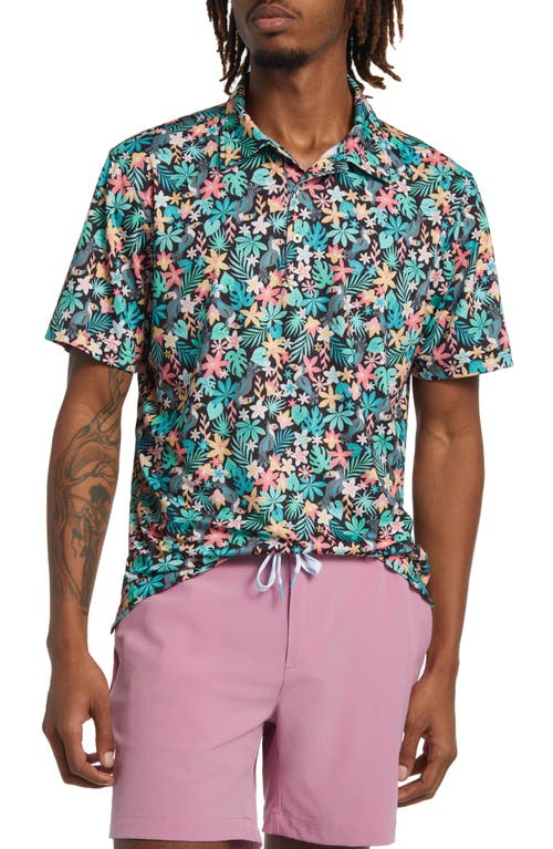 Chubbies Performance Stretch Polo in Bloomerang