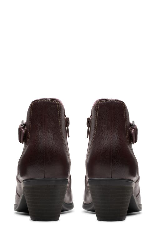 Clarks Women's Collection Emily 2 Opal Boots In Dark Brown Leather