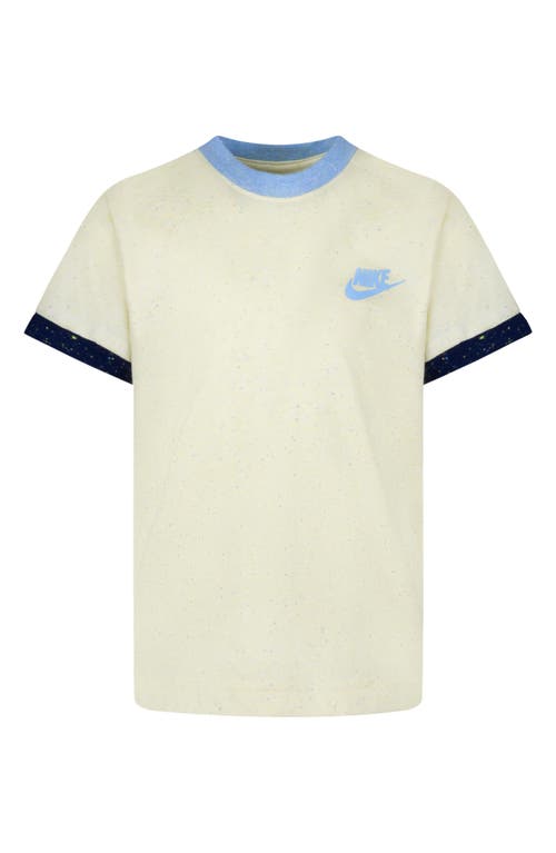 Nike Kids' Sportswear Ringer Graphic T-Shirt Soft Yellow at Nordstrom,