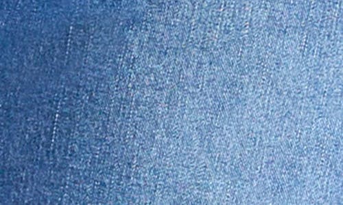 Wash Lab Denim Emmeline Crossover Waist Denim Midi Skirt In Cross Blue