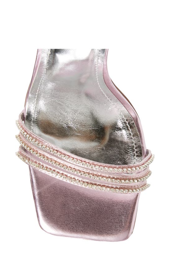 Shop Azalea Wang Licorice Ankle Strap Sandal In Pink