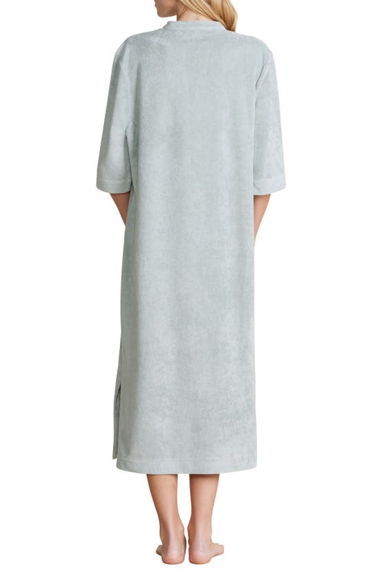 Shop Barefoot Dreams Cozy Terry® Caftan In Beach Glass