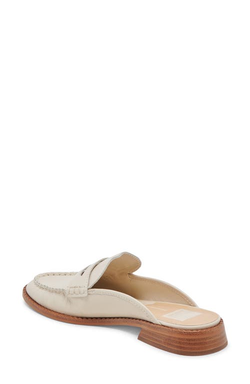 Shop Dolce Vita Havan Loafer Mule In Creme Crinkle Patent