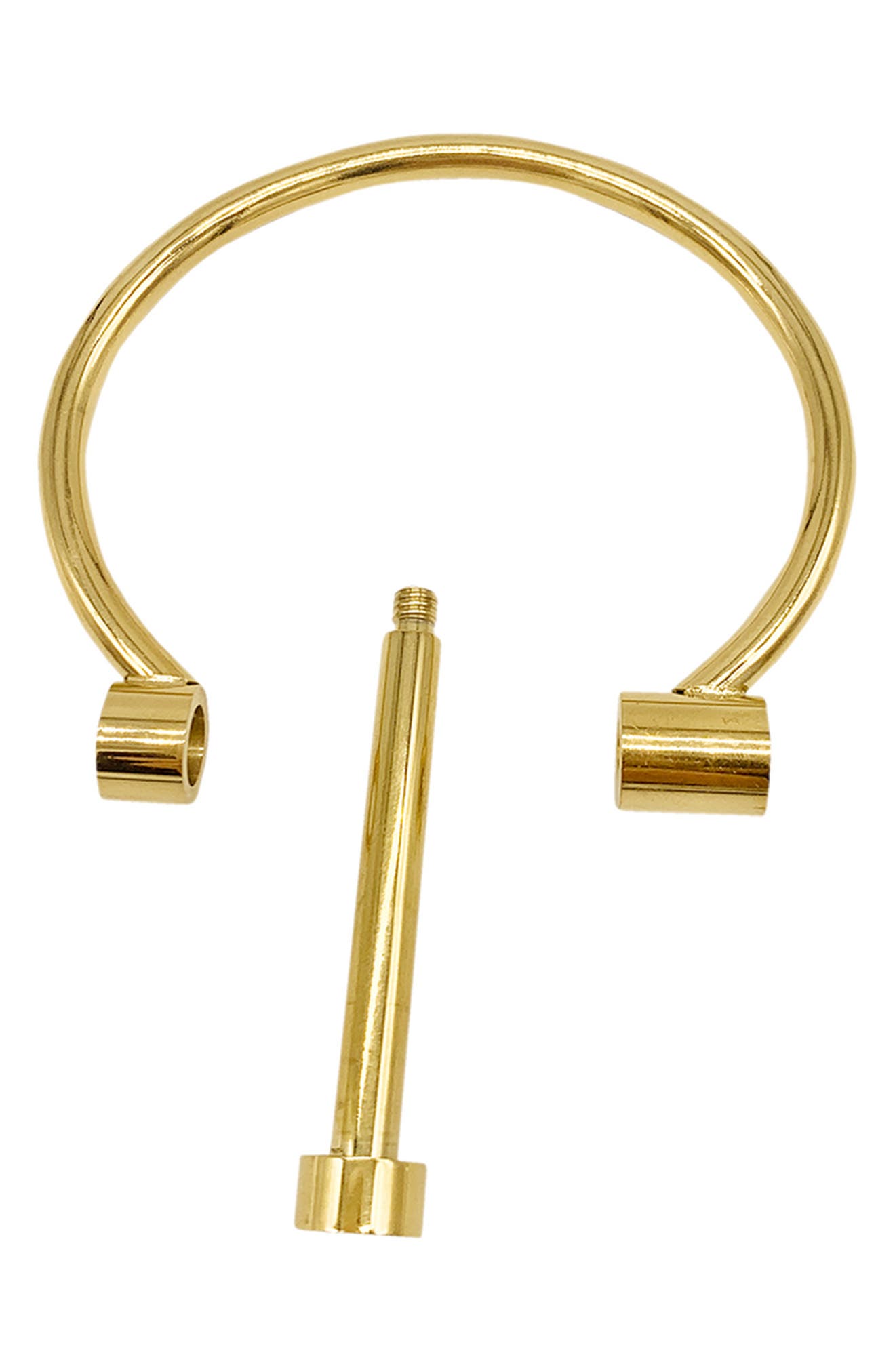 Adornia 14K Yellow Gold Plated Stainless Steel Water Resistant Screw
