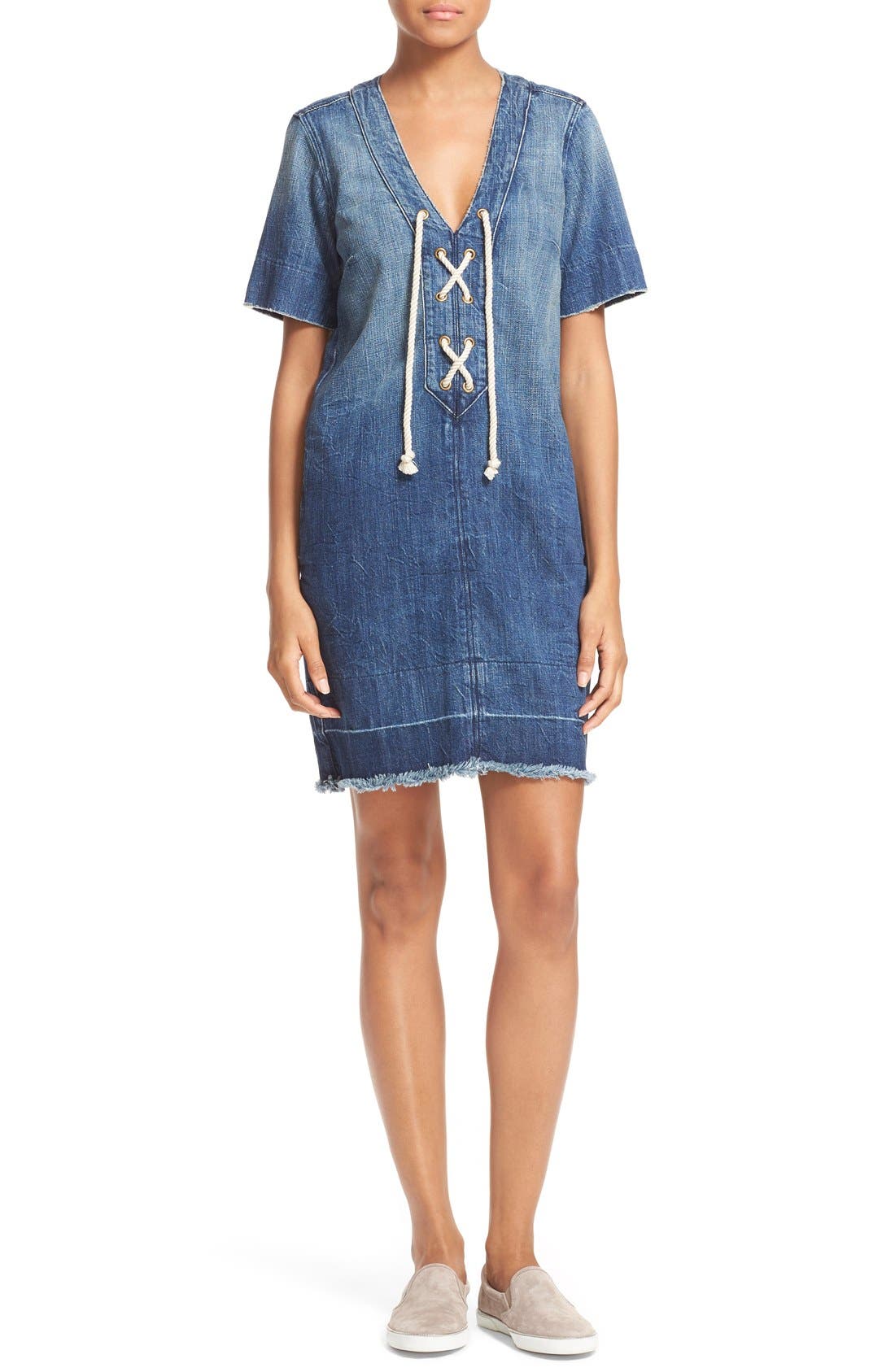 nordstrom denim dresses