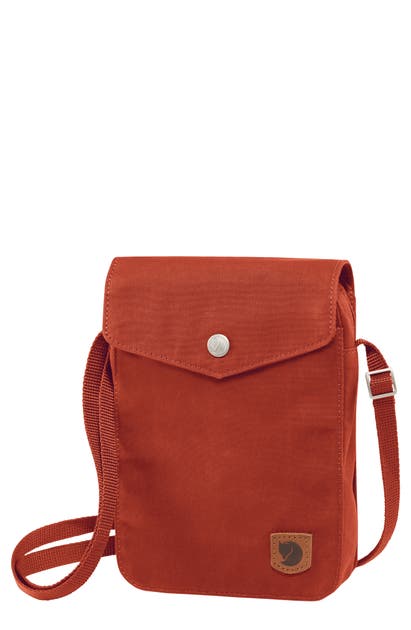 Fjall Raven Greenland Pocket Crossbody Bag In Cabin Red