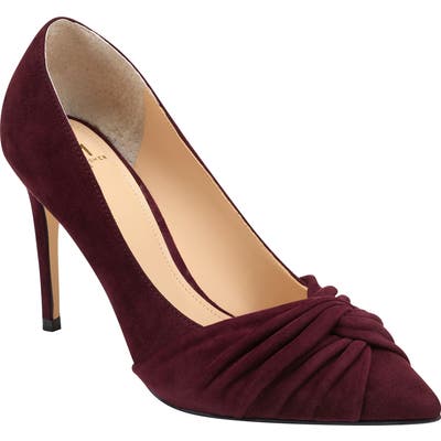 Marc Fisher Ltd Vima Pointy Toe Pump, Burgundy