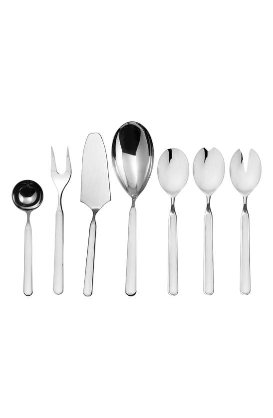 Mepra Fantasia 7-piece Place Serving Set In Porcelain