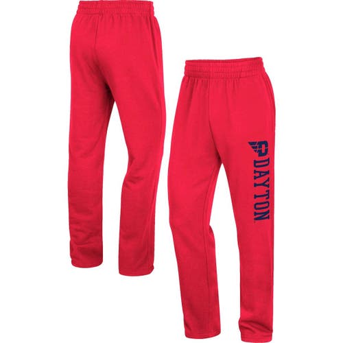 Men's Colosseum Red Dayton Flyers Wordmark Pants