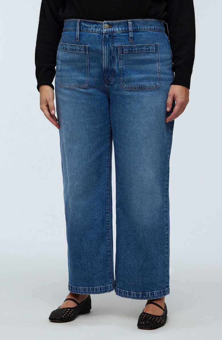 Madewell The Perfect Vintage Patch Pocket Wide Leg Jeans | Nordstrom