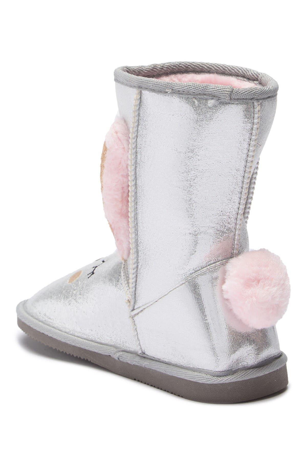 marquette faux fur fuzzy boots