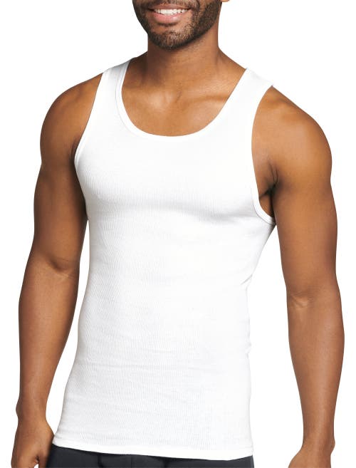 Shop Jockey 3-pk Classic Cotton Athletic T-shirts In White