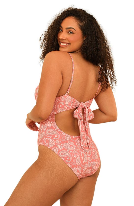 Dippin Daisys Saltwater One Piece In Pink Paisley
