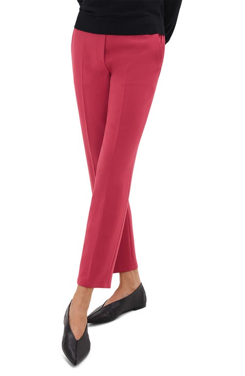 Shop Theory Treeca Pull-on Trousers In Deep Rose