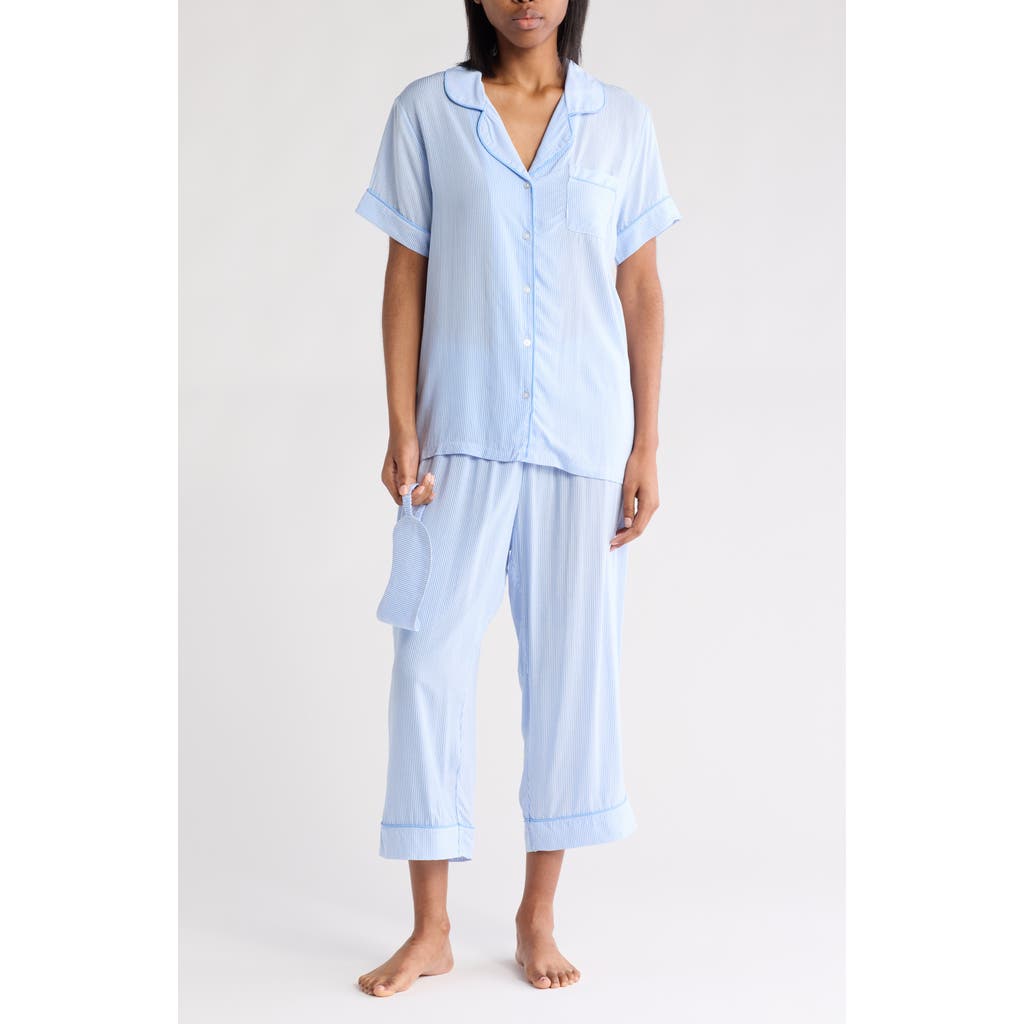 Jaclyn Stripe Pajamas In Blue