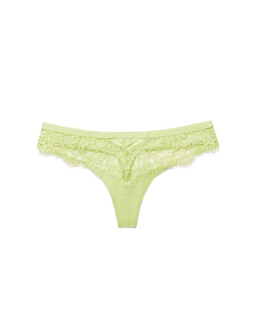 Shop Adore Me Diara Thong Panties In Light Green