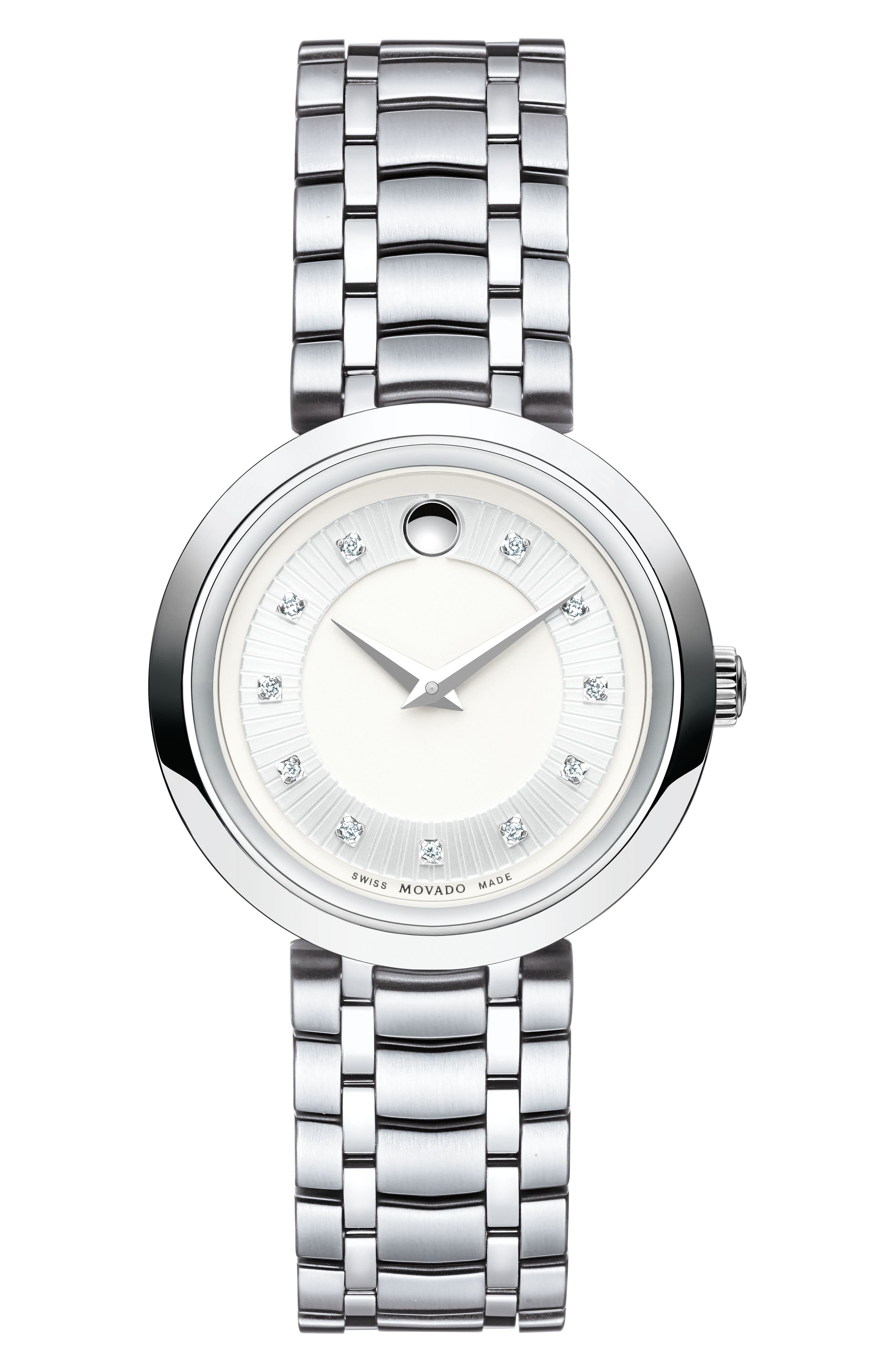 Movado 1881 Diamond Bracelet Watch, 28mm Nordstrom