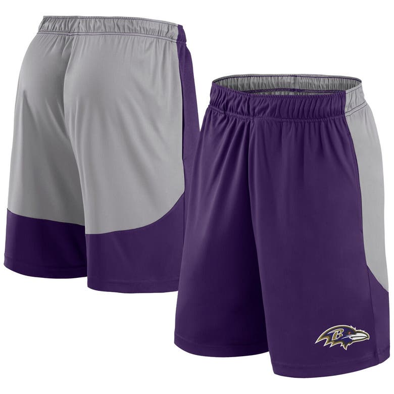 Shop Fanatics Branded Purple Baltimore Ravens Big & Tall Team Logo Shorts