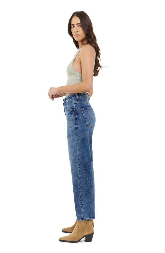 Shop Articles Of Society Smith Straight Leg Ankle Jeans In Deep Lake