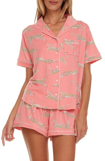 Flora By Flora Nikrooz Gabrielle Knit Pajamas In Coral