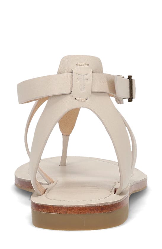 Shop Frye Taylor Ankle Strap Sandal In Ivory