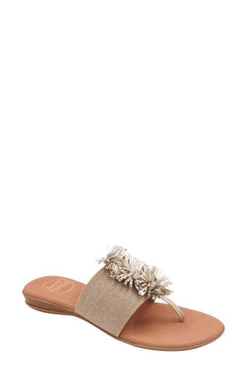 Andre Assous André Assous Novalee Sandal In Beige/platino