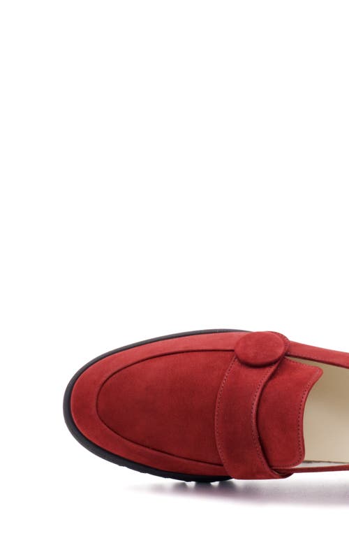 Shop Amalfi By Rangoni Moc Toe Loafer In Rubino Long Beach