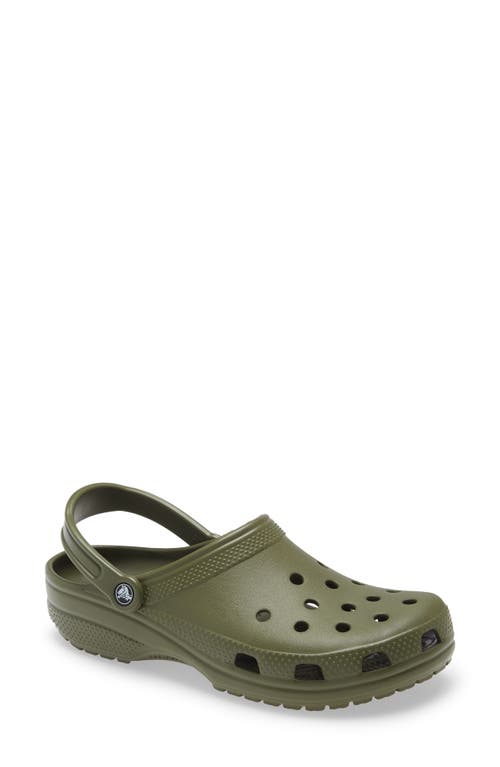 CROCS 'Classic' Clog in Army Green