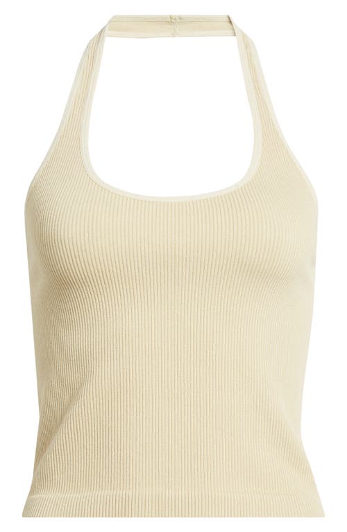 Bp. Rib Halter Top In Neutral