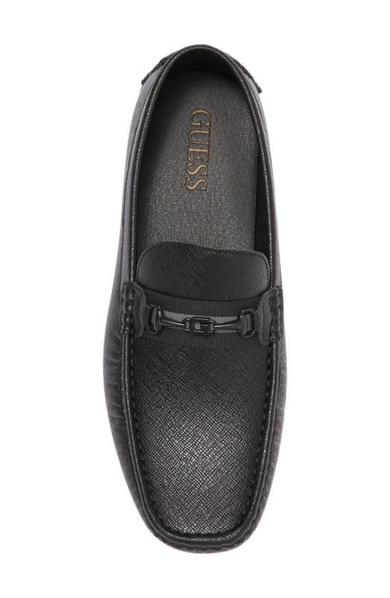 Shop Guess Aarav Bit Loafer In Black