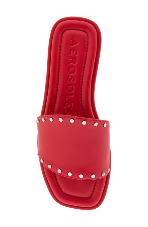 Shop Aerosoles Blake Flip Flop In Racing Red Leather