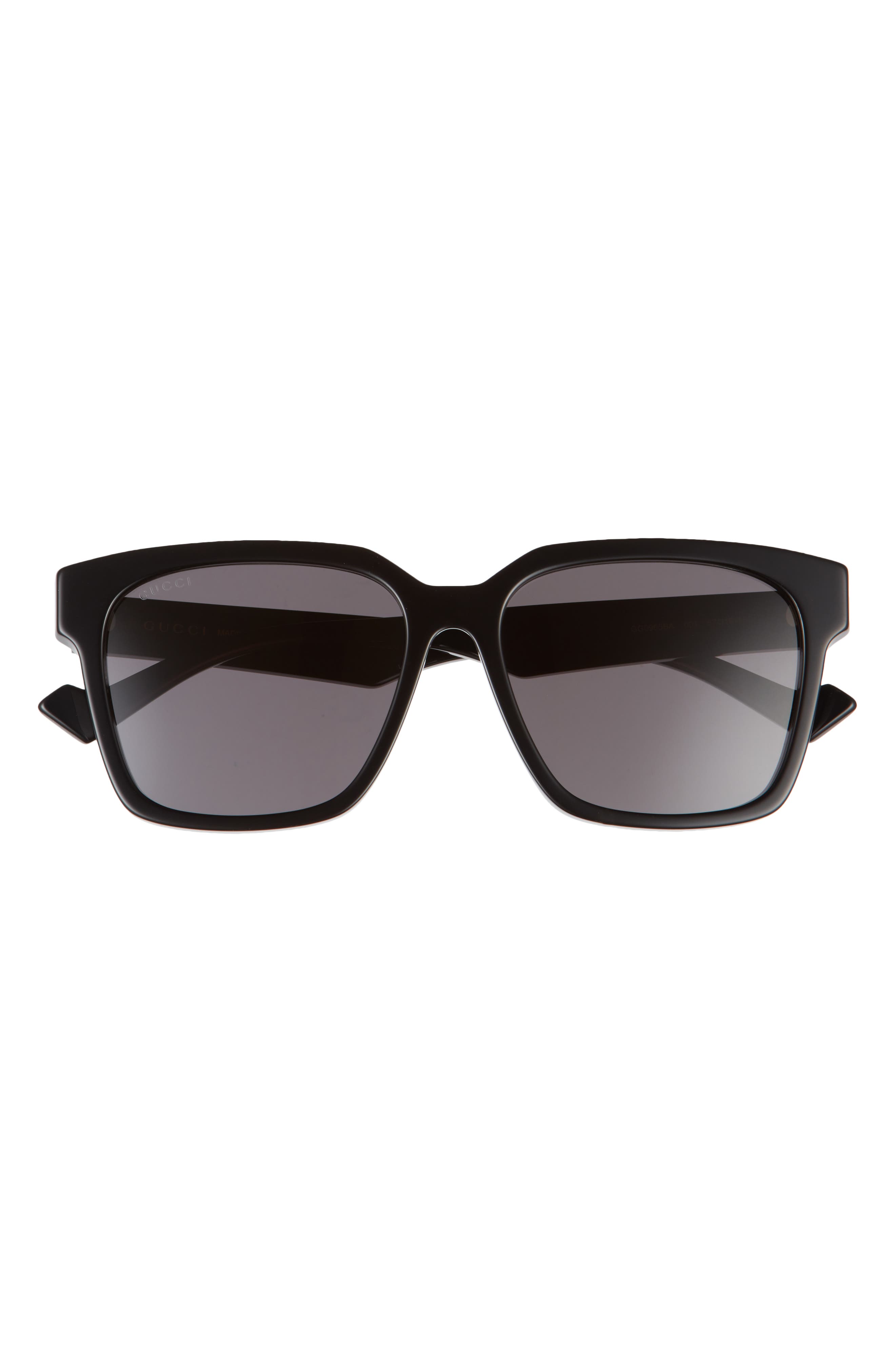 Gucci 57mm Square Sunglasses in Black/Grey at Nordstrom