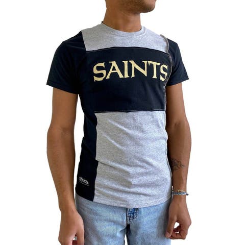 Men's New Orleans Saints Fanatics Branded Heathered Gray Big & Tall Team  T-Shirt