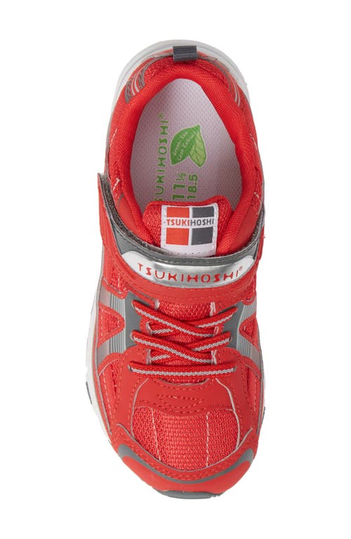Tsukihoshi Storm Washable Sneaker In Red/gray