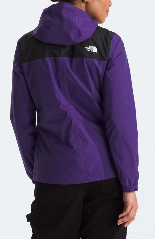 Shop The North Face Antora Jacket In Peak Purple/tnf Black