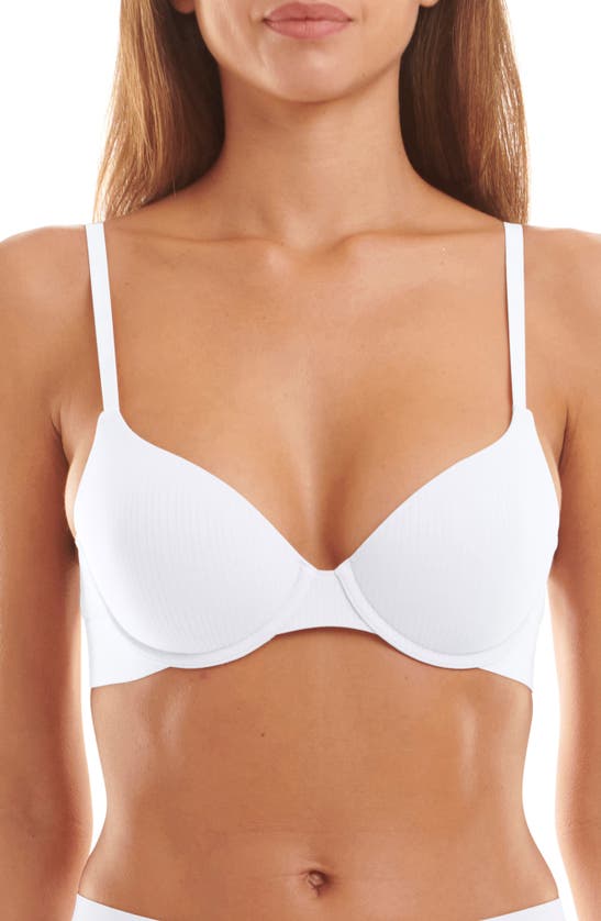 Shop Wolford Beauty Underwire Demi Bra In Pearl