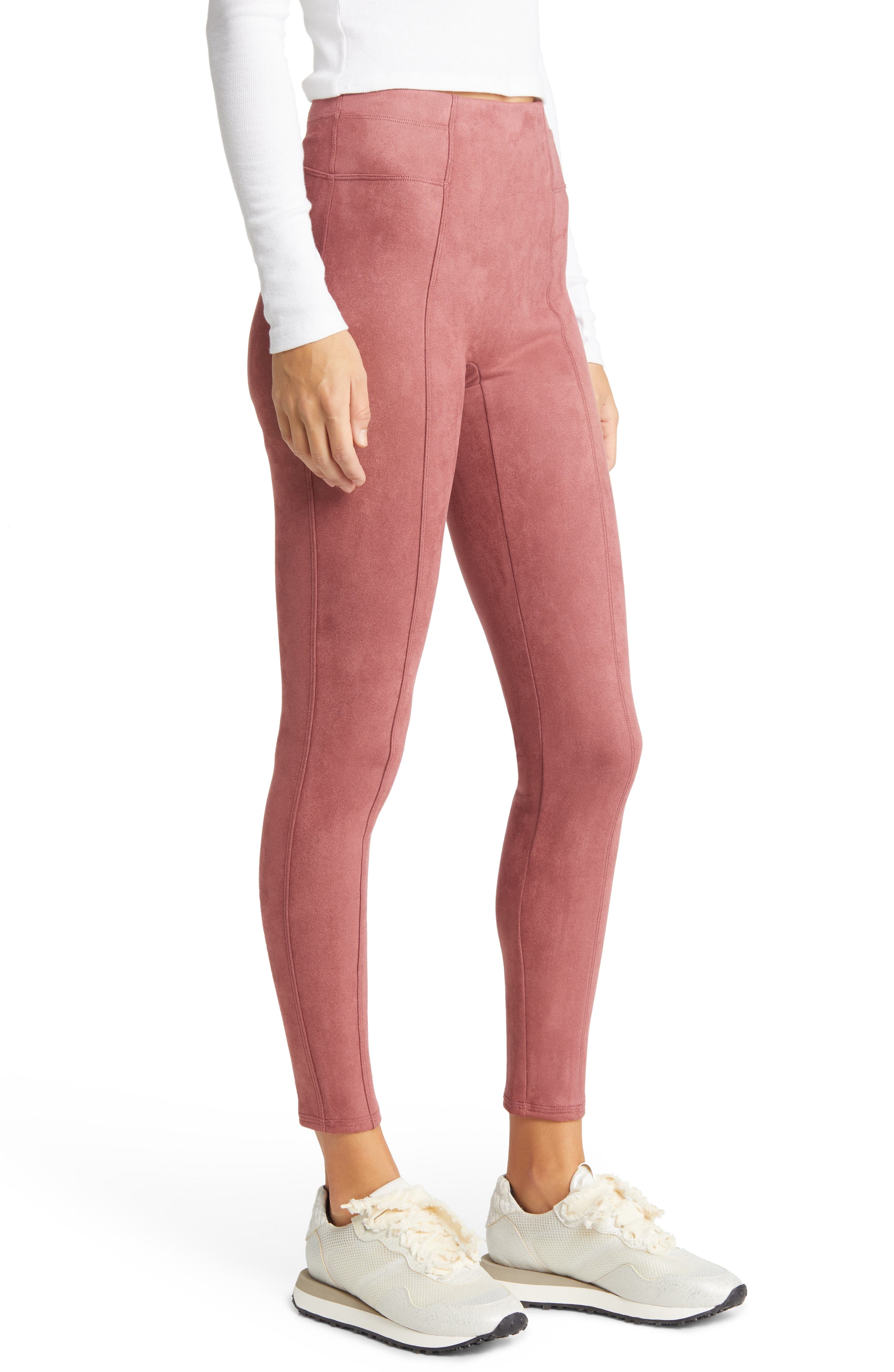 spanx suede leggings