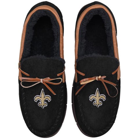 FOCO Philadelphia Eagles Men's Moccasins with Flannel Liner 