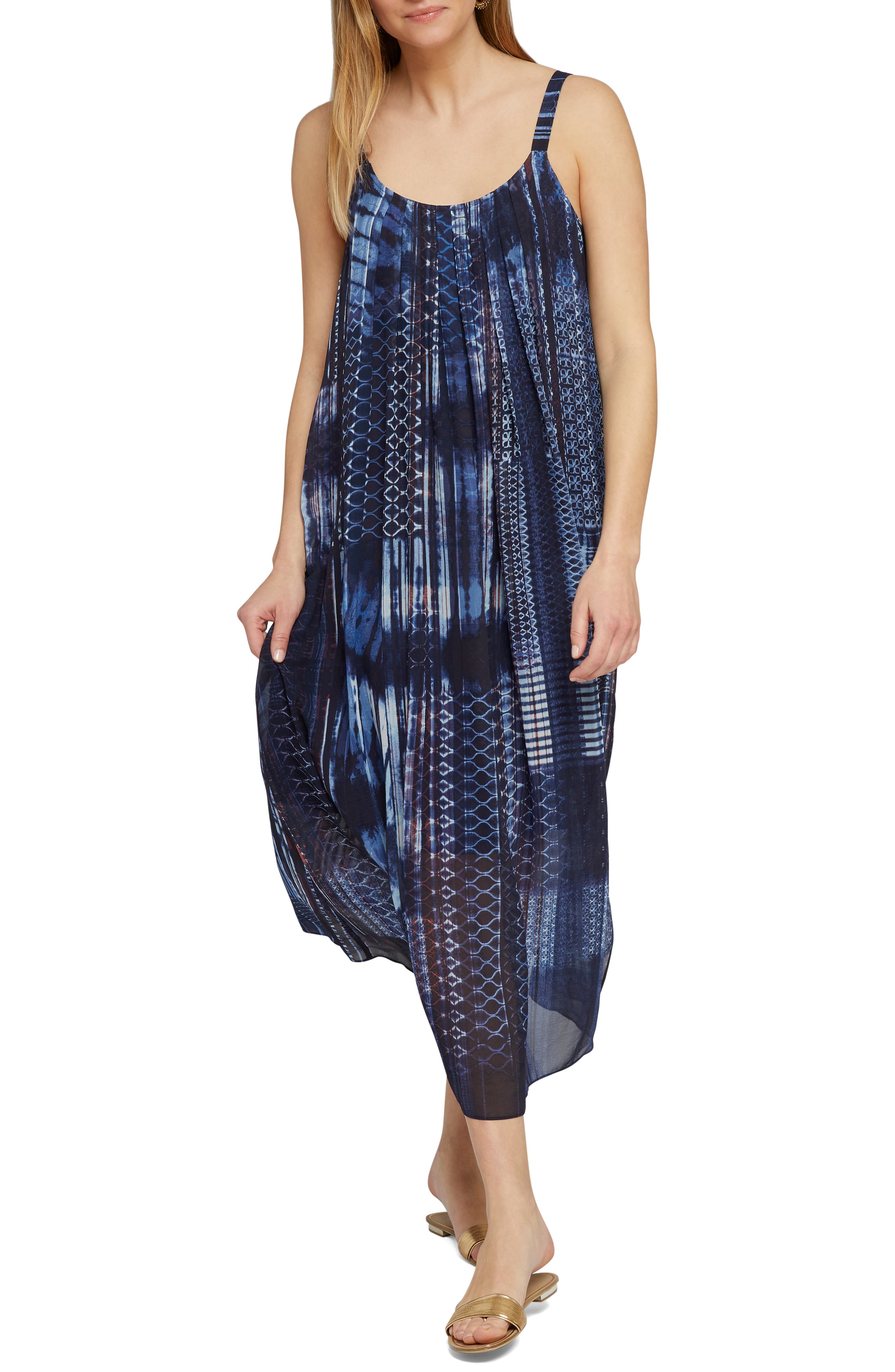 Nic+Zoe Got It Together Maxi Dress, Blue