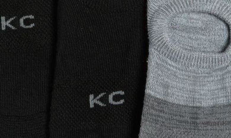Shop Kenneth Cole 6-pack No-show Socks In Black