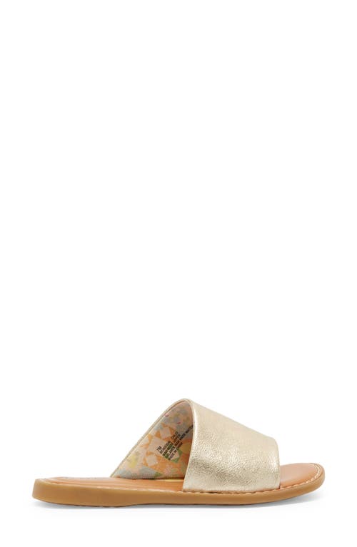 B O C Keely Slide Sandal In Champagne