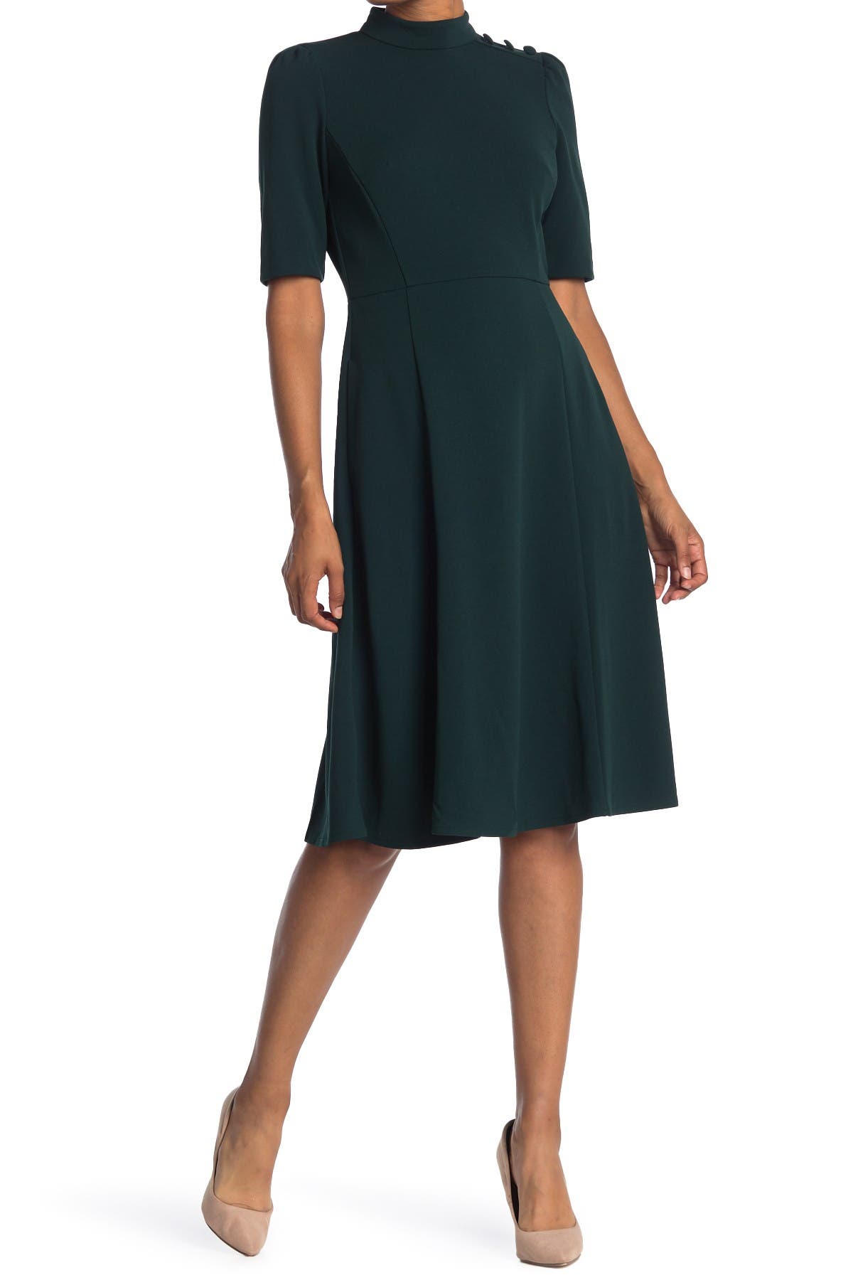 donna morgan fit and flare dress